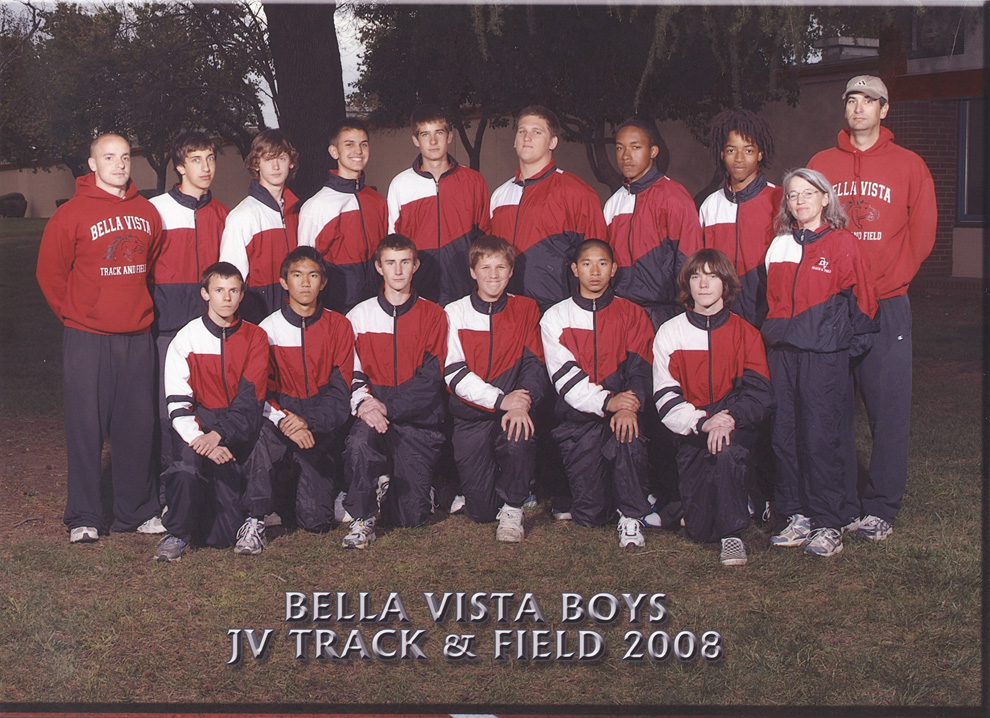 2008 Bella Vista Track and Field F/S Boys Team Photo